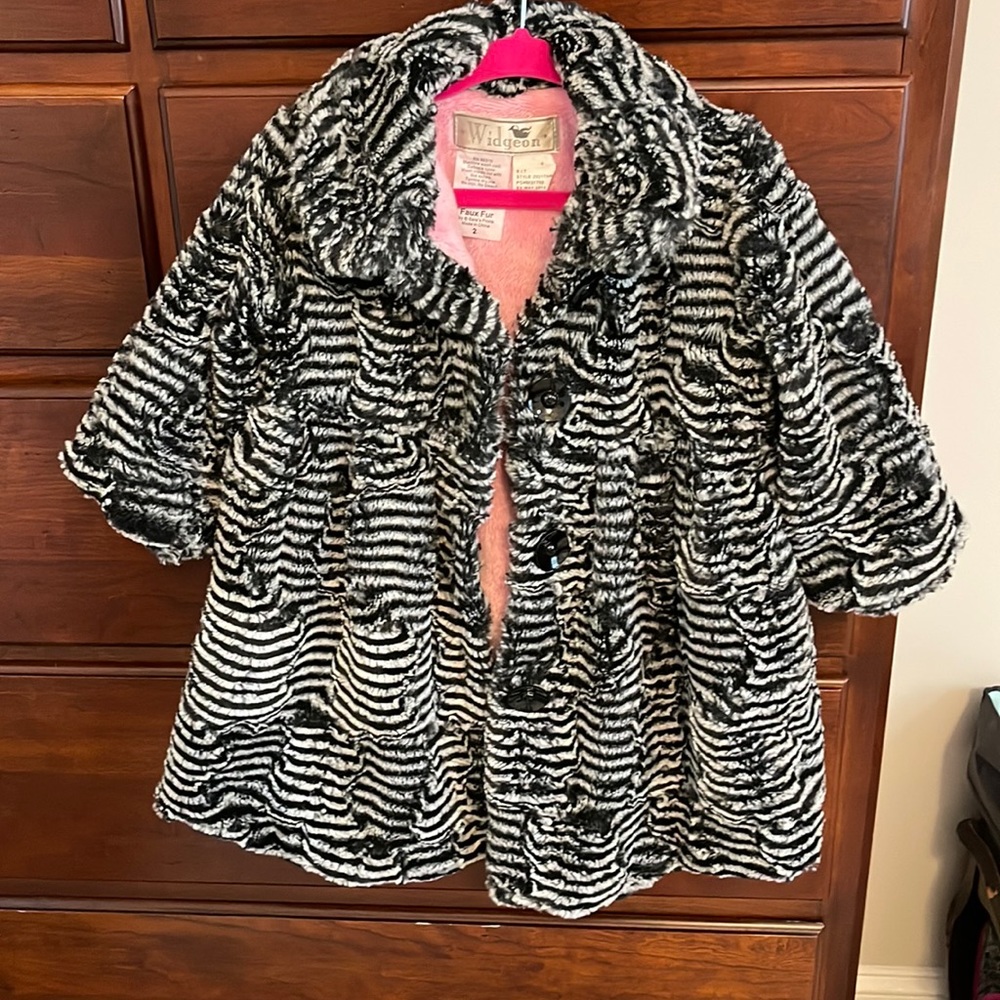 Widgeon Faux Fur winter coat, size 2